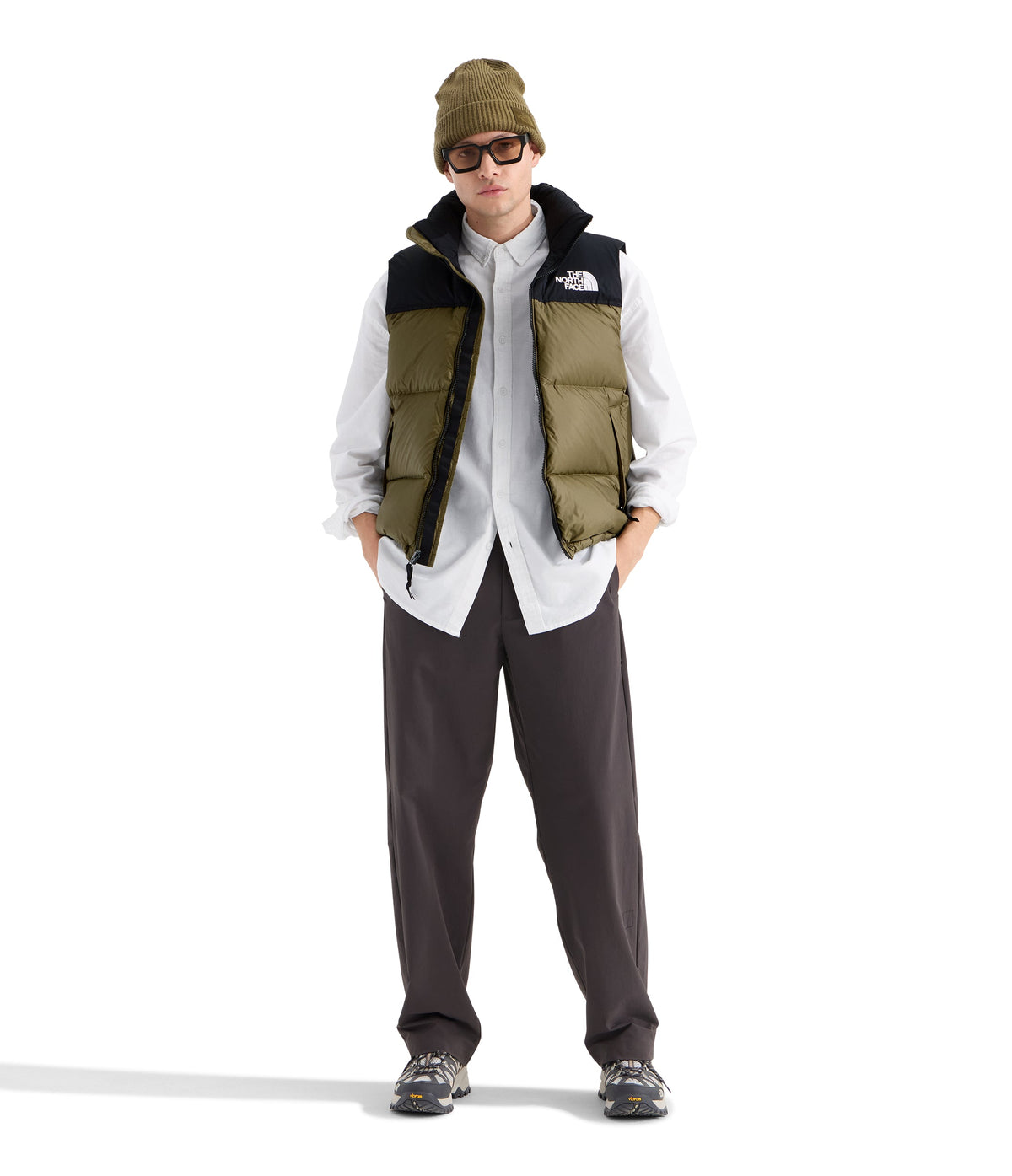 Men's 1996 Retro Nuptse Vest In Caraway Seed