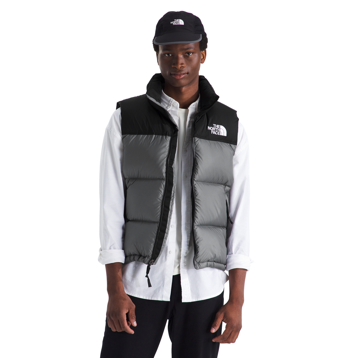 Men's 1996 Retro Nuptse Vest In Smoked Pearl