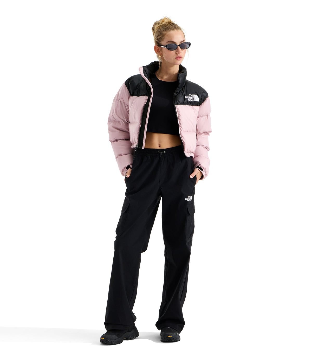 Women’s Nuptse Short Jacket in Pink