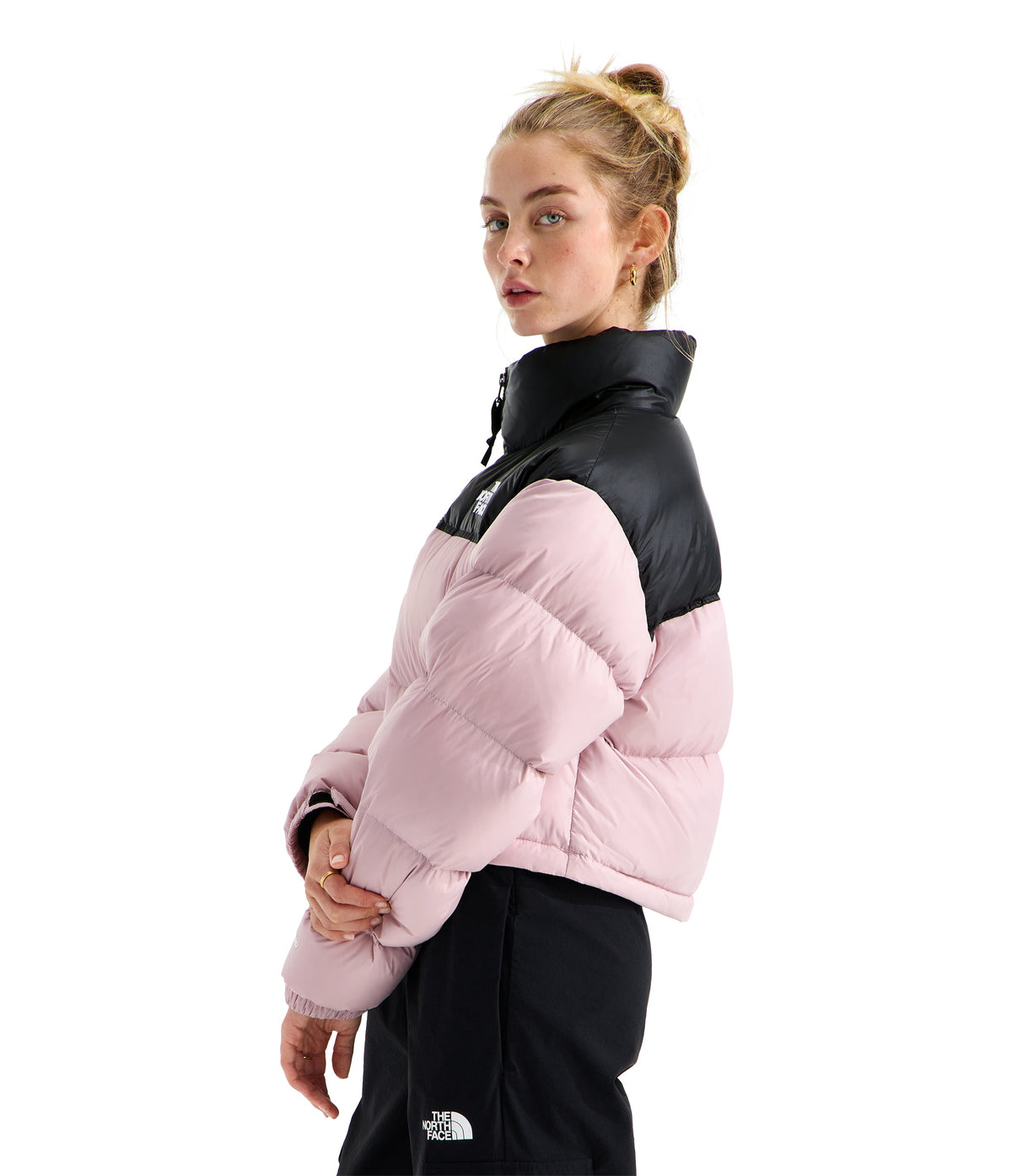 Women’s Nuptse Short Jacket in Pink