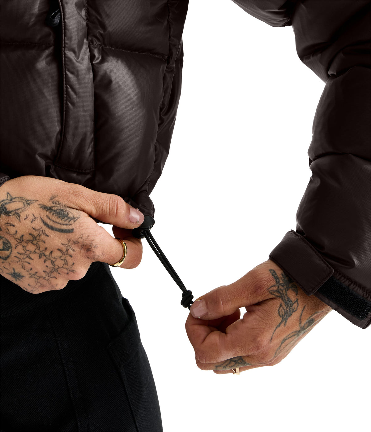 Women’s Nuptse Short Jacket in Dark Chestnut